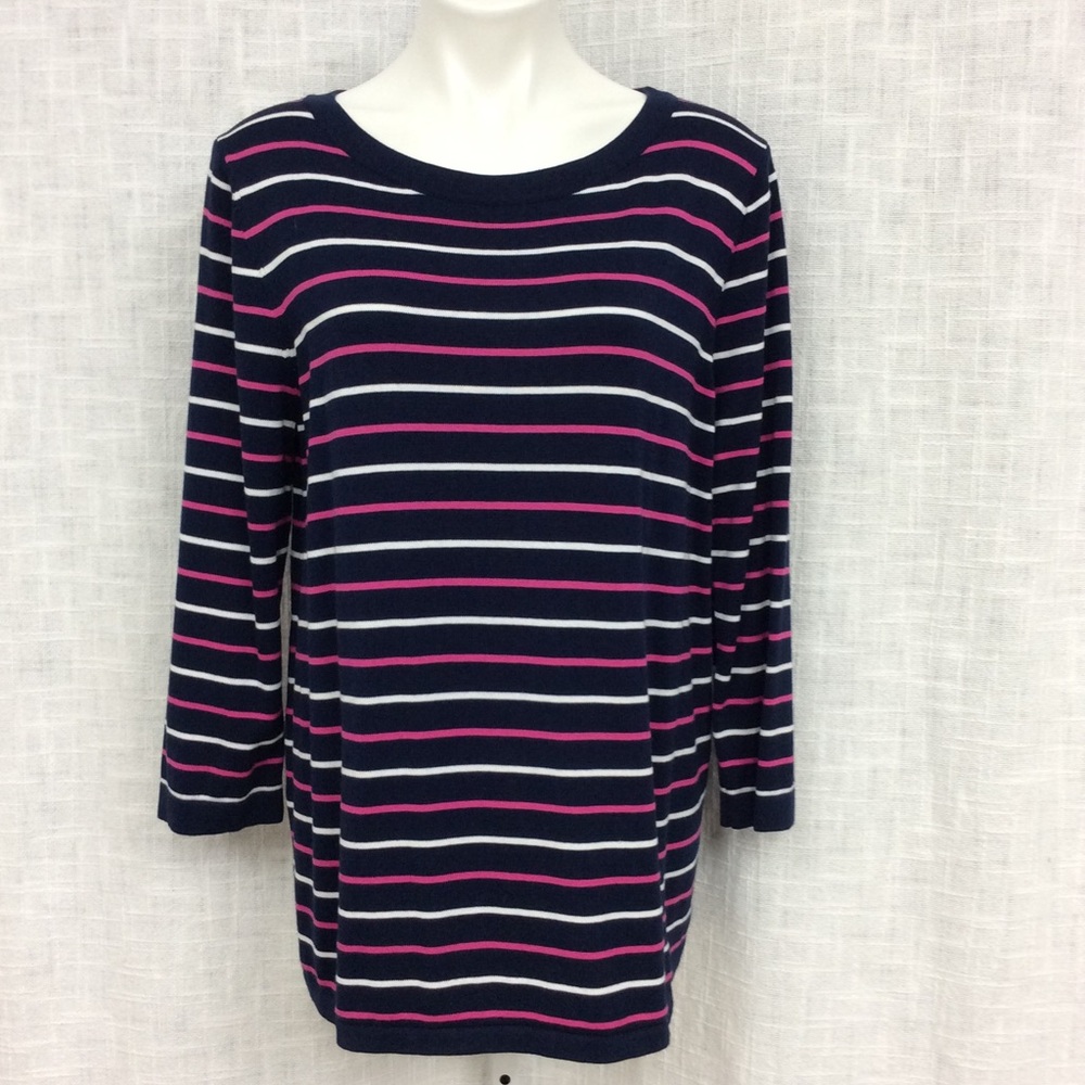 Kim Rogers Large Long Sleeve Crew Neck Sweater